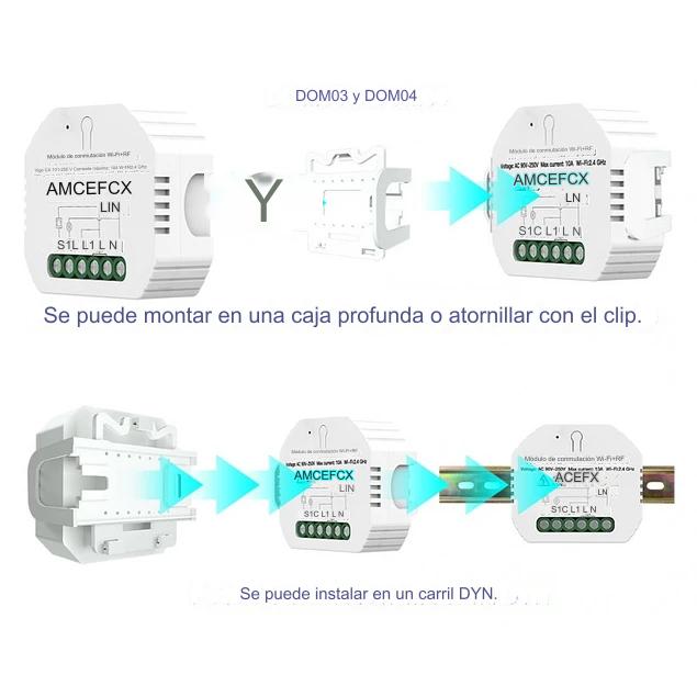 Módulo 4 canales Wi-Fi