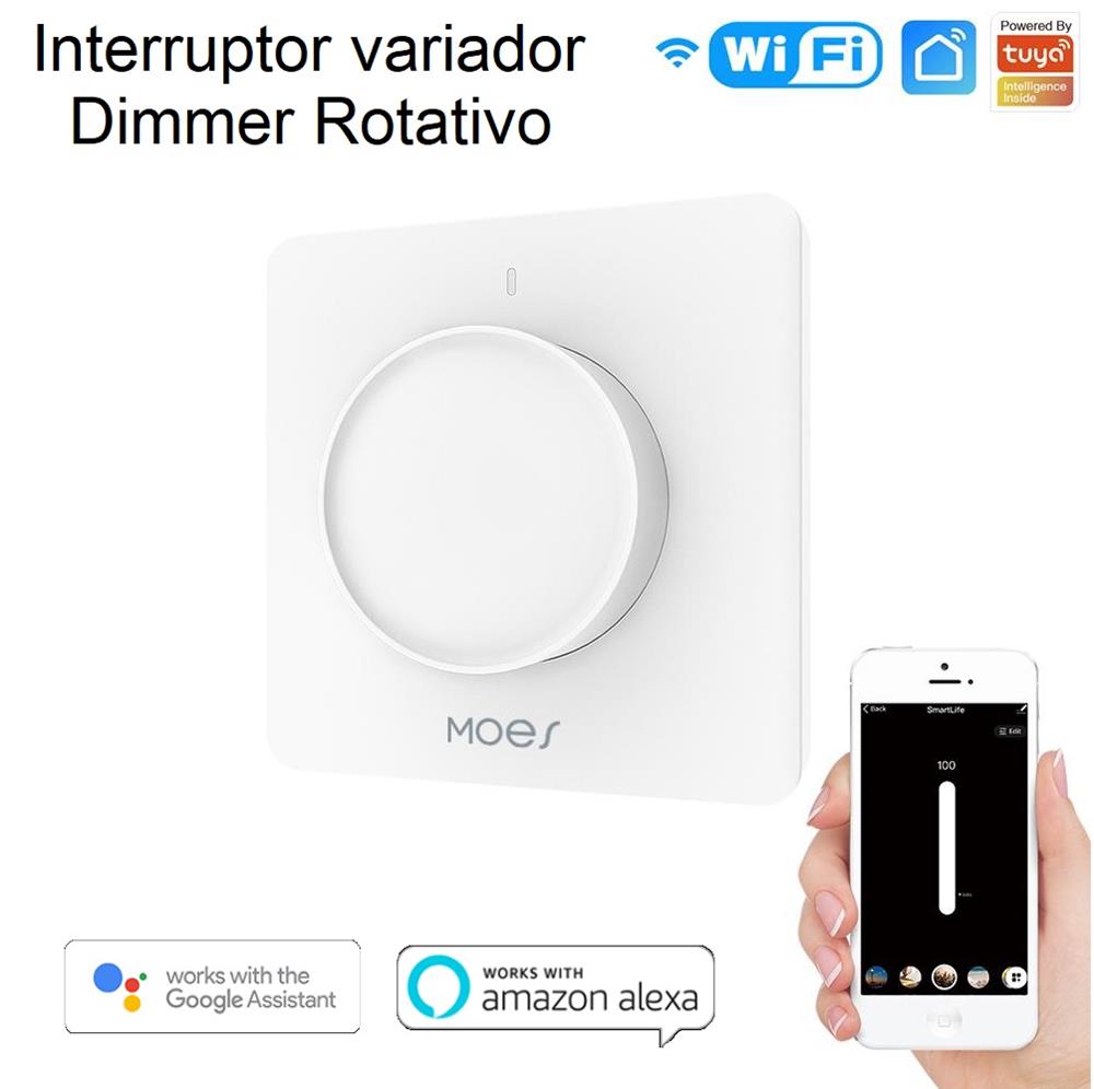 Interruptor Dimmer Rotativo Wi-Fi