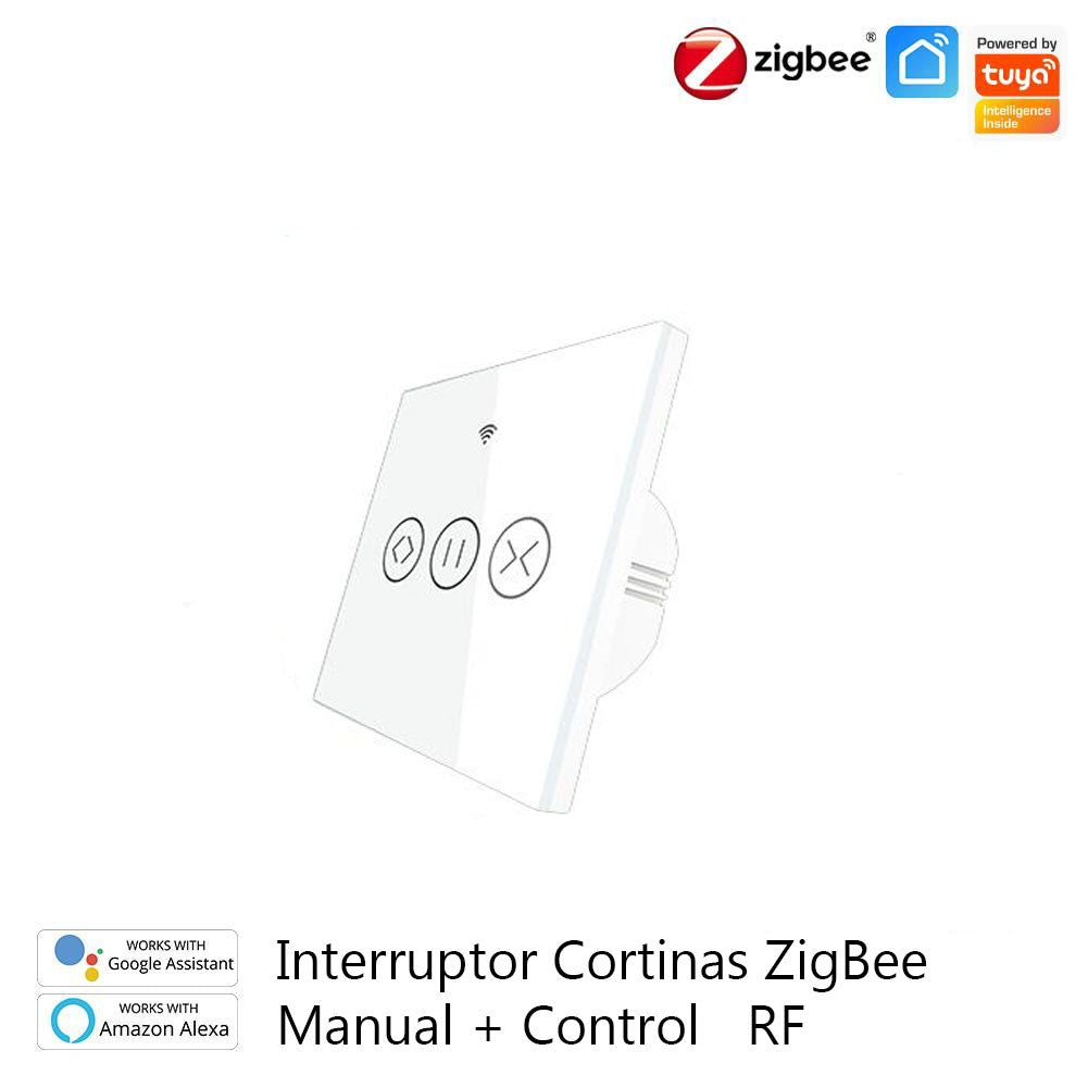 Interruptor Persianas ZigBee RF Smart Touch 
 para Cortinas/Enroladores