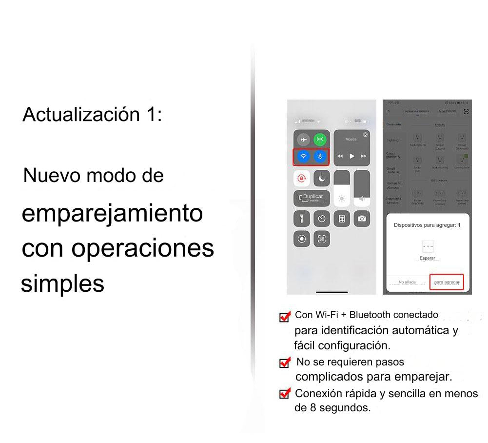 Interruptor Persianas ZigBee RF Smart Touch 
 para Cortinas/Enroladores