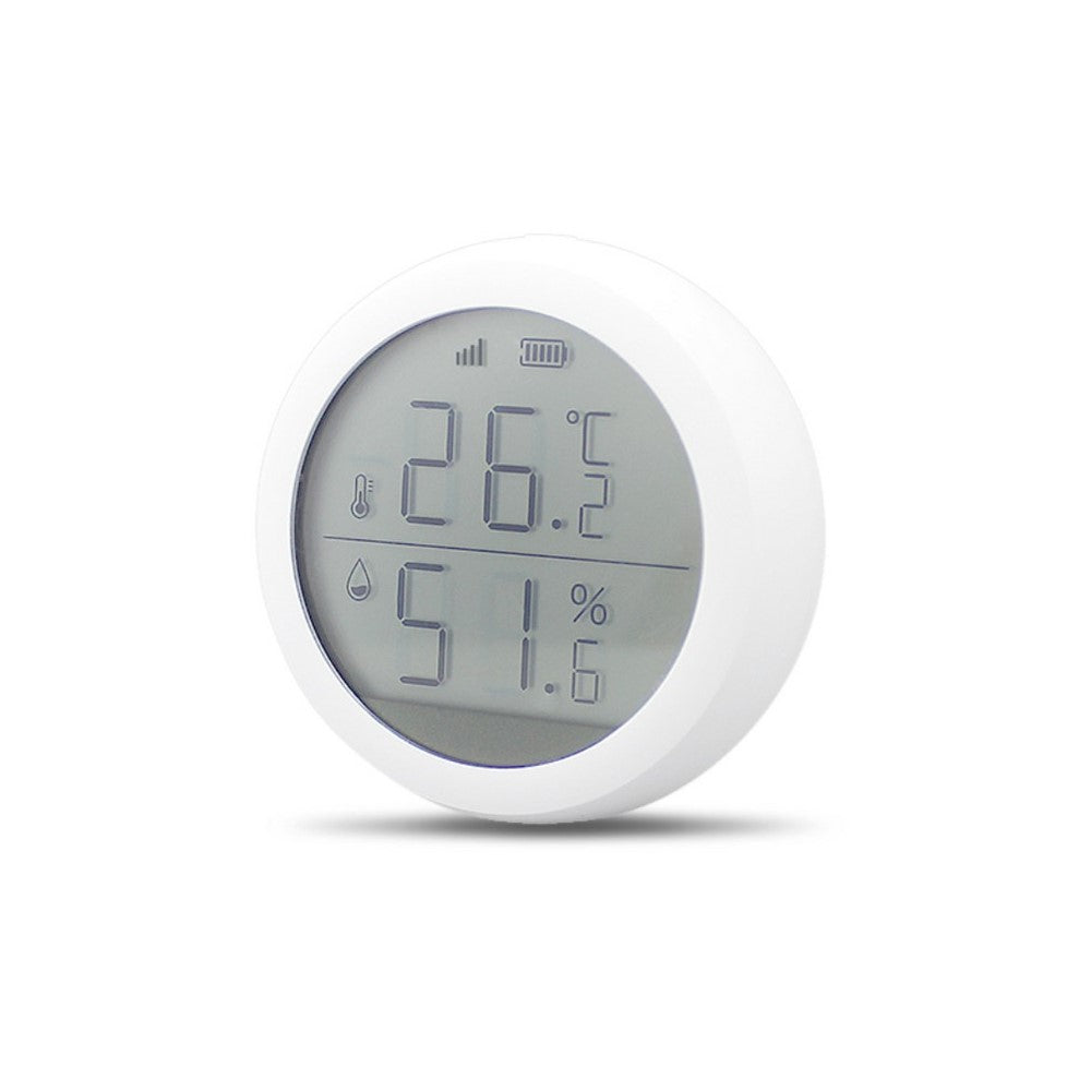 Sensor de temperatura y humedad con pantalla Zigbee